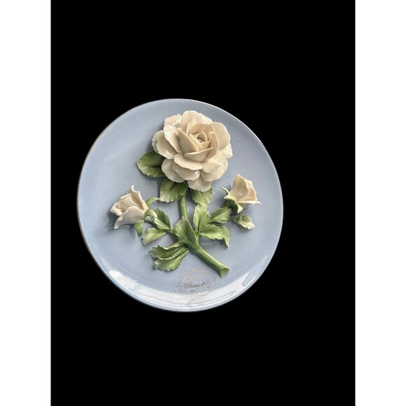 Diana's Princess of Wales England's Rose Plate by Franklin Mint Limited Ed - Picture 2 of 4